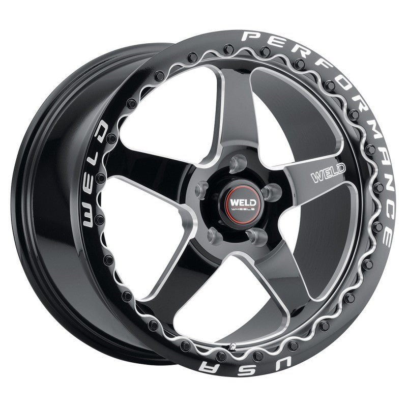 Weld Performance Ventura Beadlock Gloss Black Wheels S90471163P43