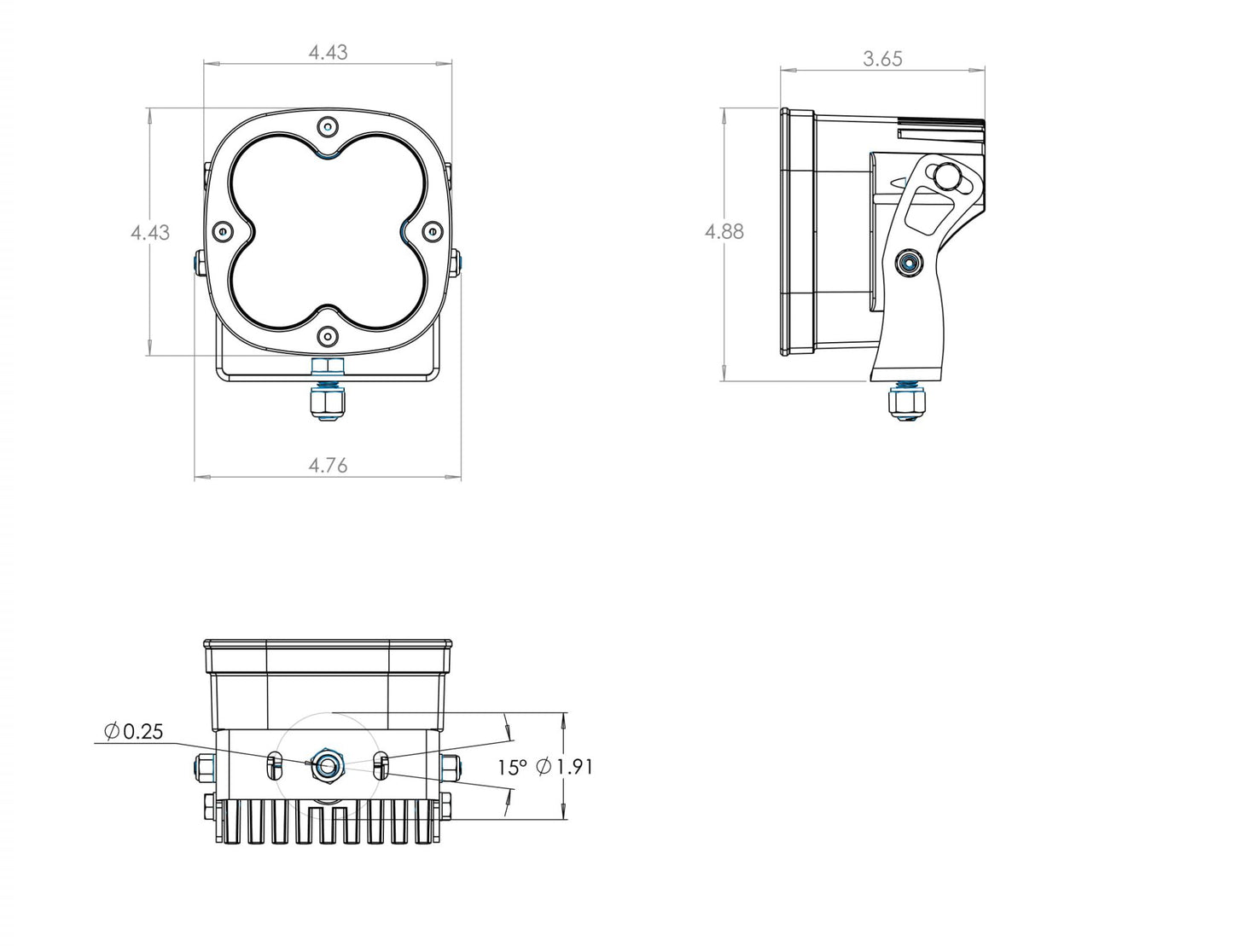 XL Pro LED Auxiliary Light Pod Pair