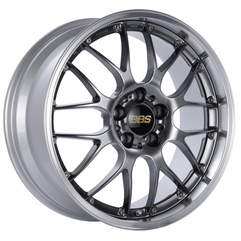 BBS RS-GT 18x8 5x130 ET50 CB71.6 Diamond Black Center Diamond Cut Lip Wheel RS925HDBPK
