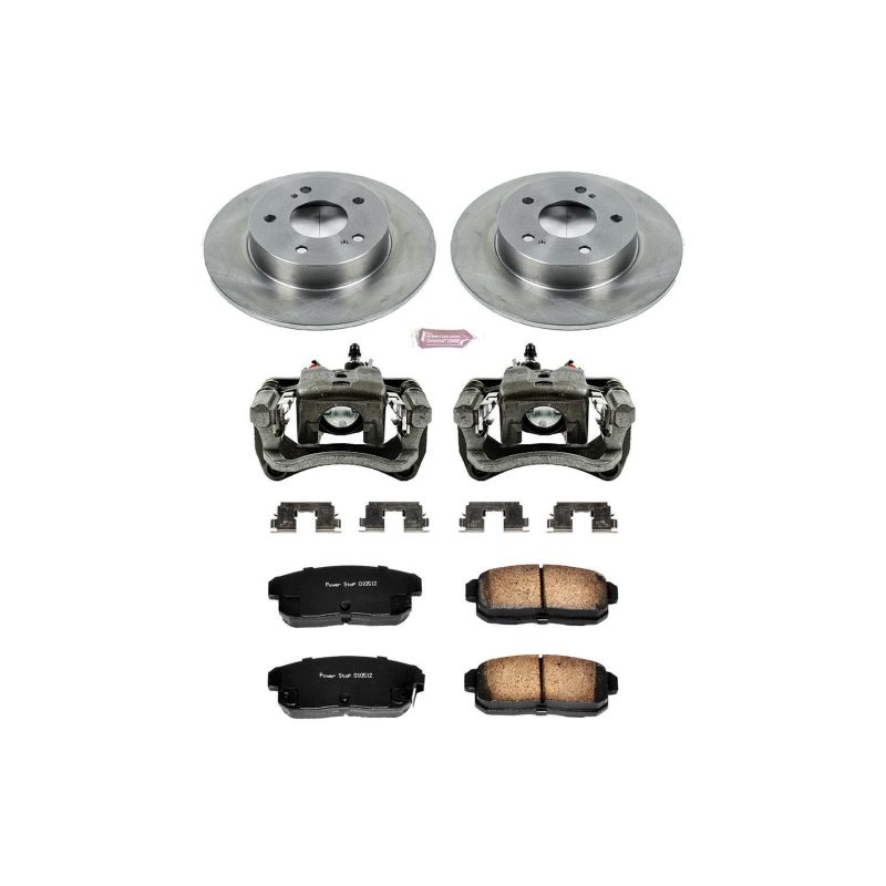Power Stop Z17 Evolution Plus Stock Replacement Brake Kits with Calipers KCOE1169