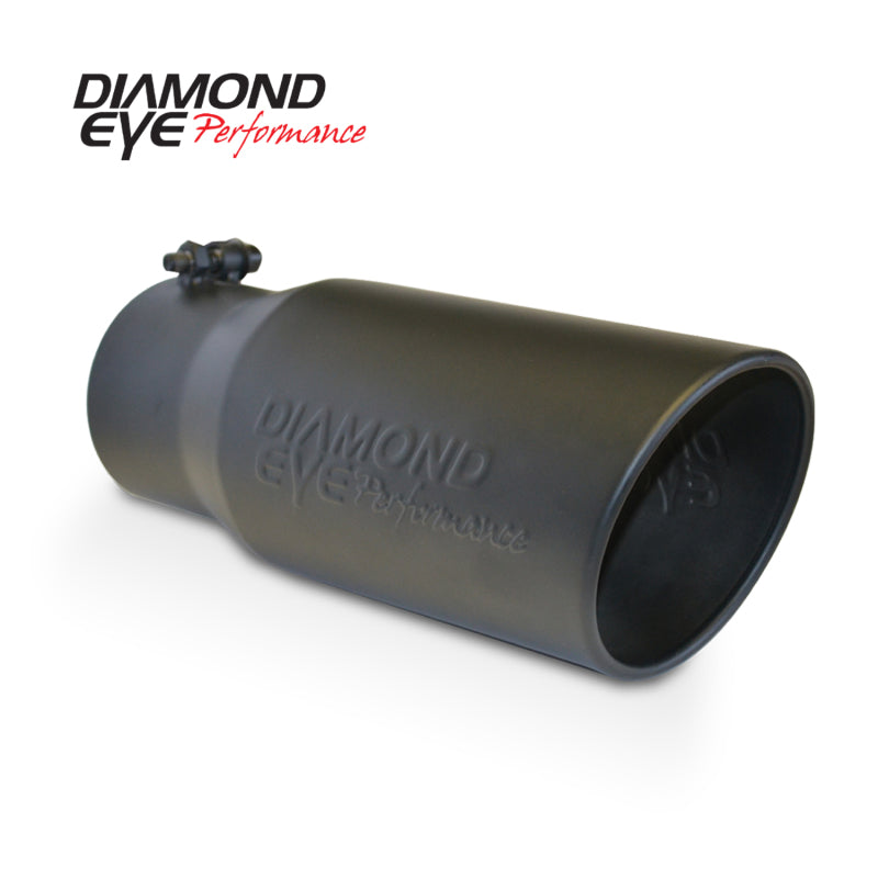 Diamond Eye Exhaust Tips 5612BRA-DEBK