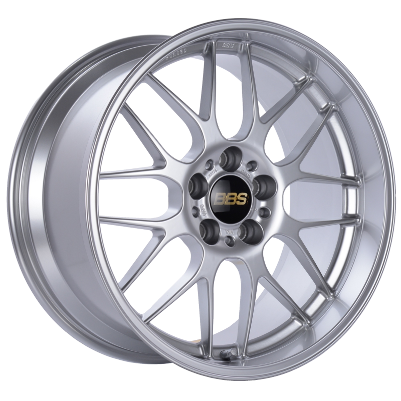 BBS RG-R 19x9.5 5x120 ET35 Diamond Silver Wheel -82mm PFS/Clip Required RG797DSK