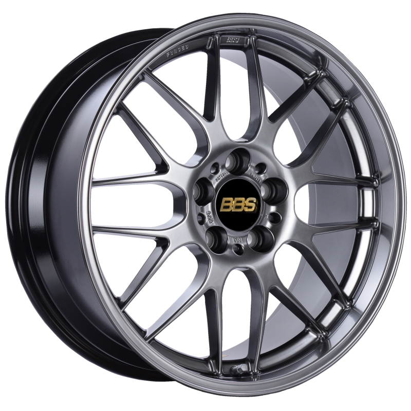 BBS RG-R 18x8.5 5x120 ET22 Diamond Black Wheel -82mm PFS/Clip Required RG707HDBK