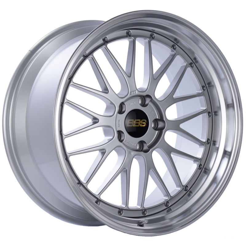 BBS LM 20x10 5x120 ET20 Diamond Silver Center Diamond Cut Lip Wheel -82mm PFS/Clip Required LM226DSPK