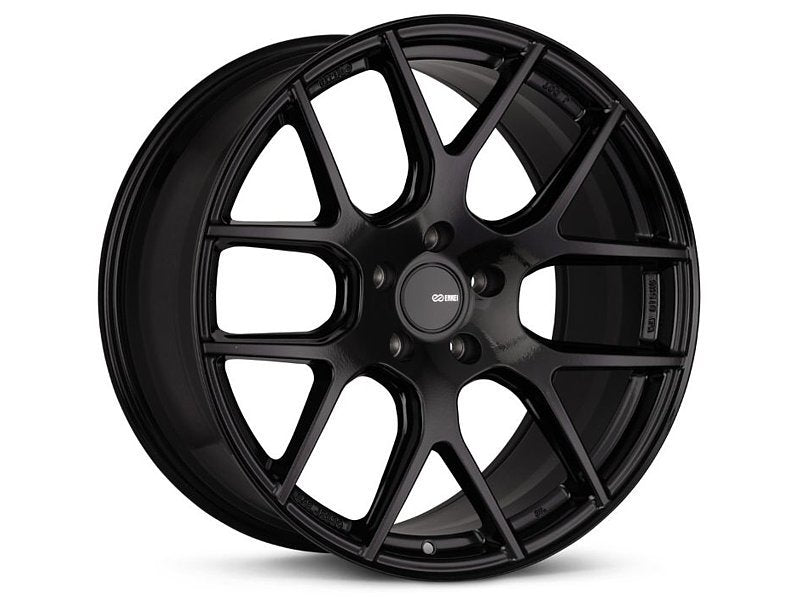 Enkei XM-6 18x8 5x120 40mm Offset 72.6mm Bore Gloss Black Wheel 531-880-1240BK