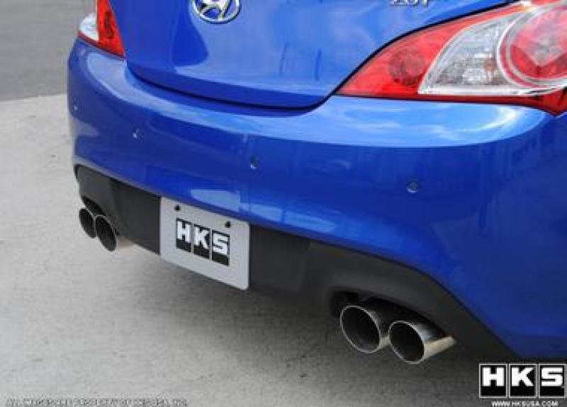HKS 10+ Genesis V6 & 2.0L Turbo Legamax Premium Rear Section Exhaust (OVERSIZED SHIPPING) 31021-KB002