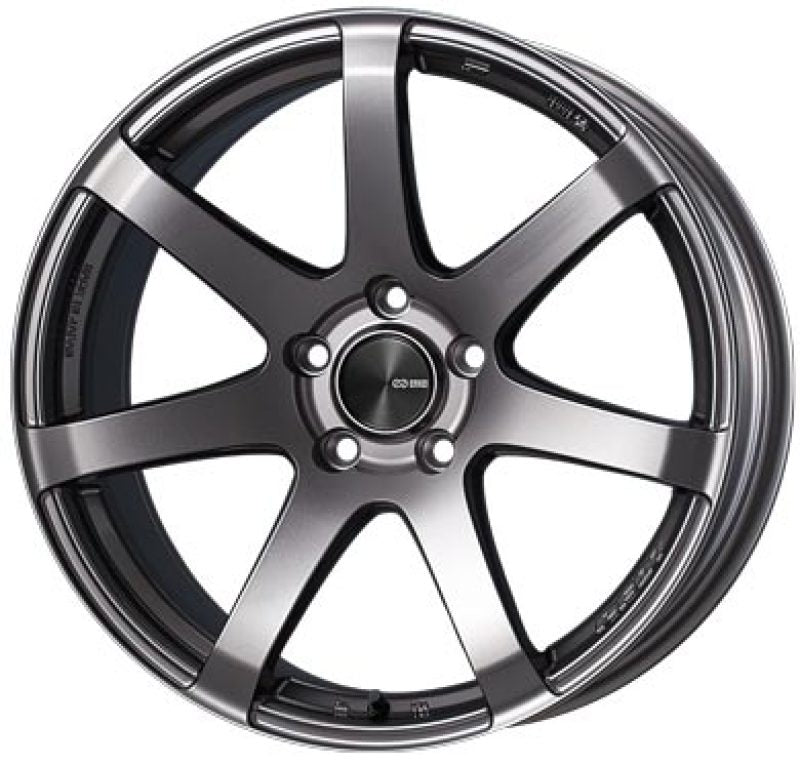 Enkei PF07 18x10.5 5x114.3 25mm Offset Dark Silver Wheel *Special Order/No Cancel* 490-8105-6525DS