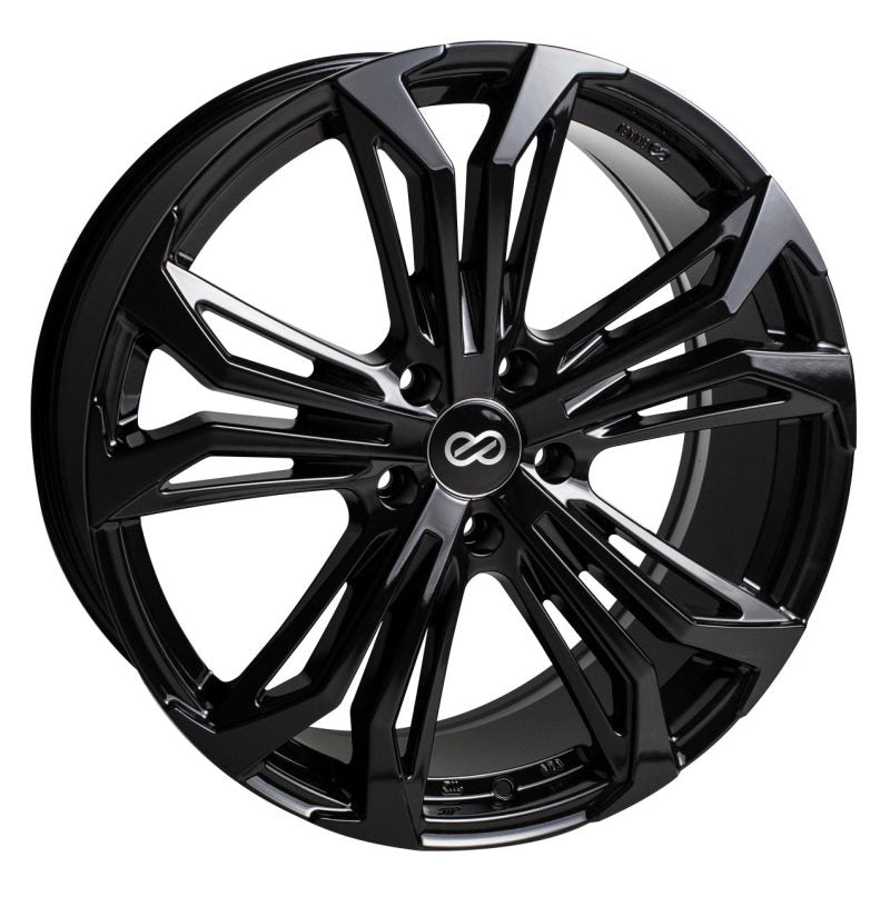 Enkei Vortex 5 Wheel 18x8 40mm Offset, 5x120mm Bore- Black 510-880-1240bk