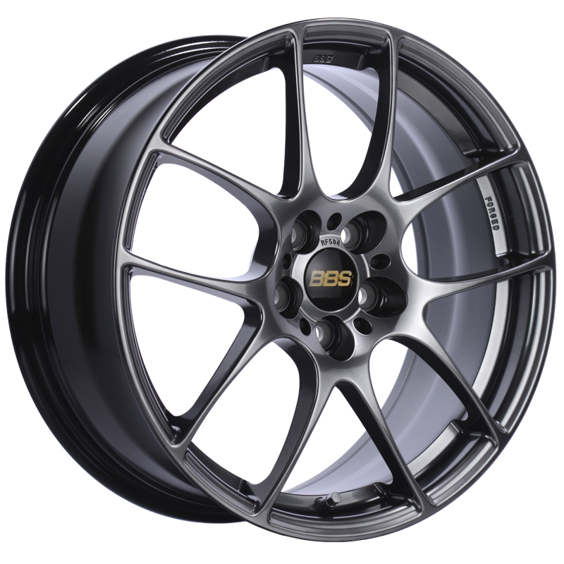 BBS RF 17x7.5 5x100 ET48 Diamond Black Wheel -70mm PFS/Clip Required RF504DBK