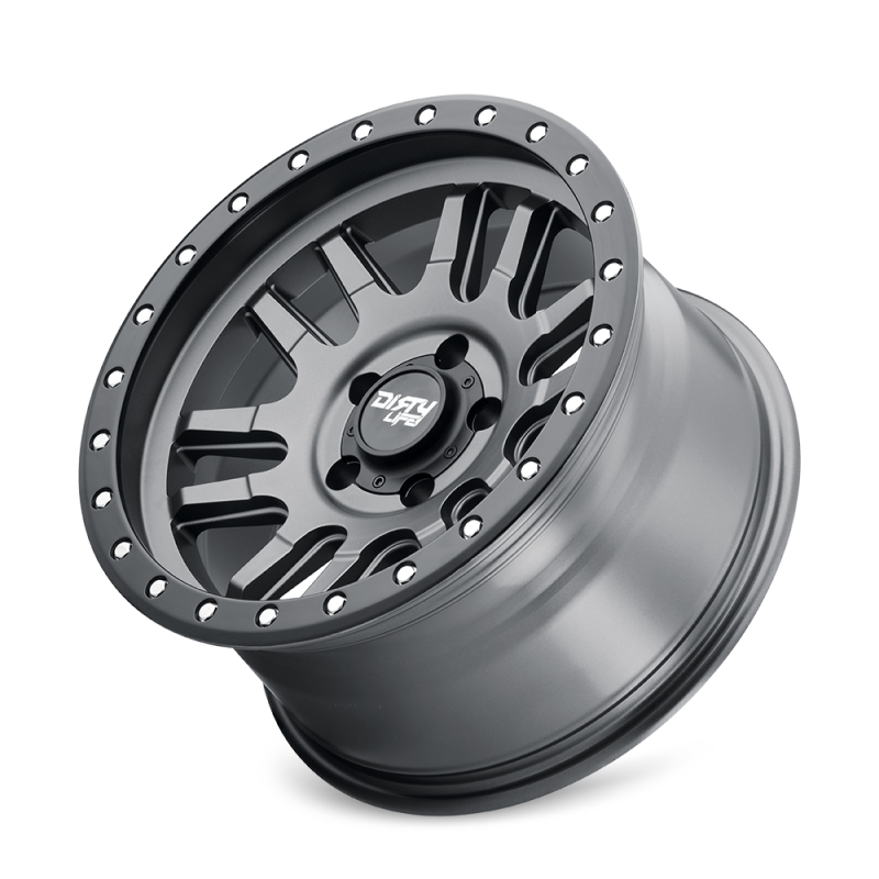 Dirty Life Wheels 9309 Canyon Pro Street Series Satin Graphite Wheels 9309-7973MGT12