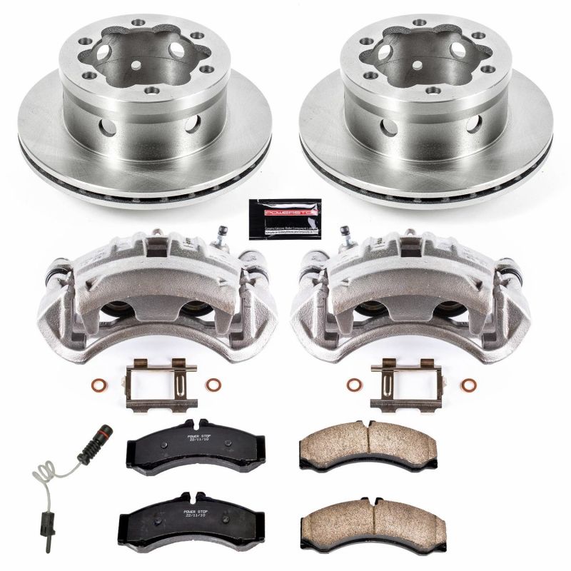 Power Stop Z17 Evolution Plus Stock Replacement Brake Kits with Calipers KCOE8427