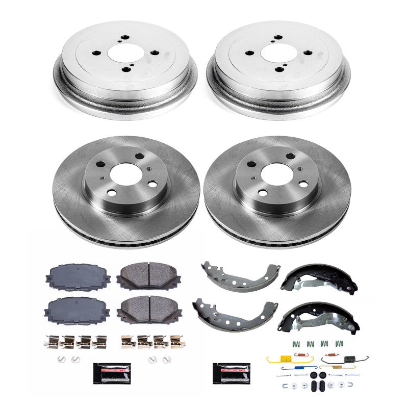 Power Stop 15-18 Toyota Yaris Front & Rear Autospecialty Brake Kit KOE15497DK