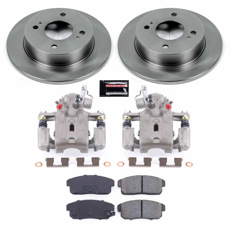 Power Stop Z17 Evolution Plus Stock Replacement Brake Kits with Calipers KCOE741