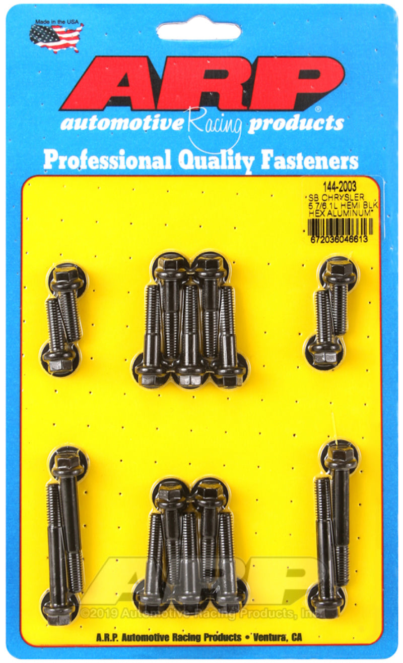 ARP Chromoly Intake Manifold Bolt Kits 144-2003