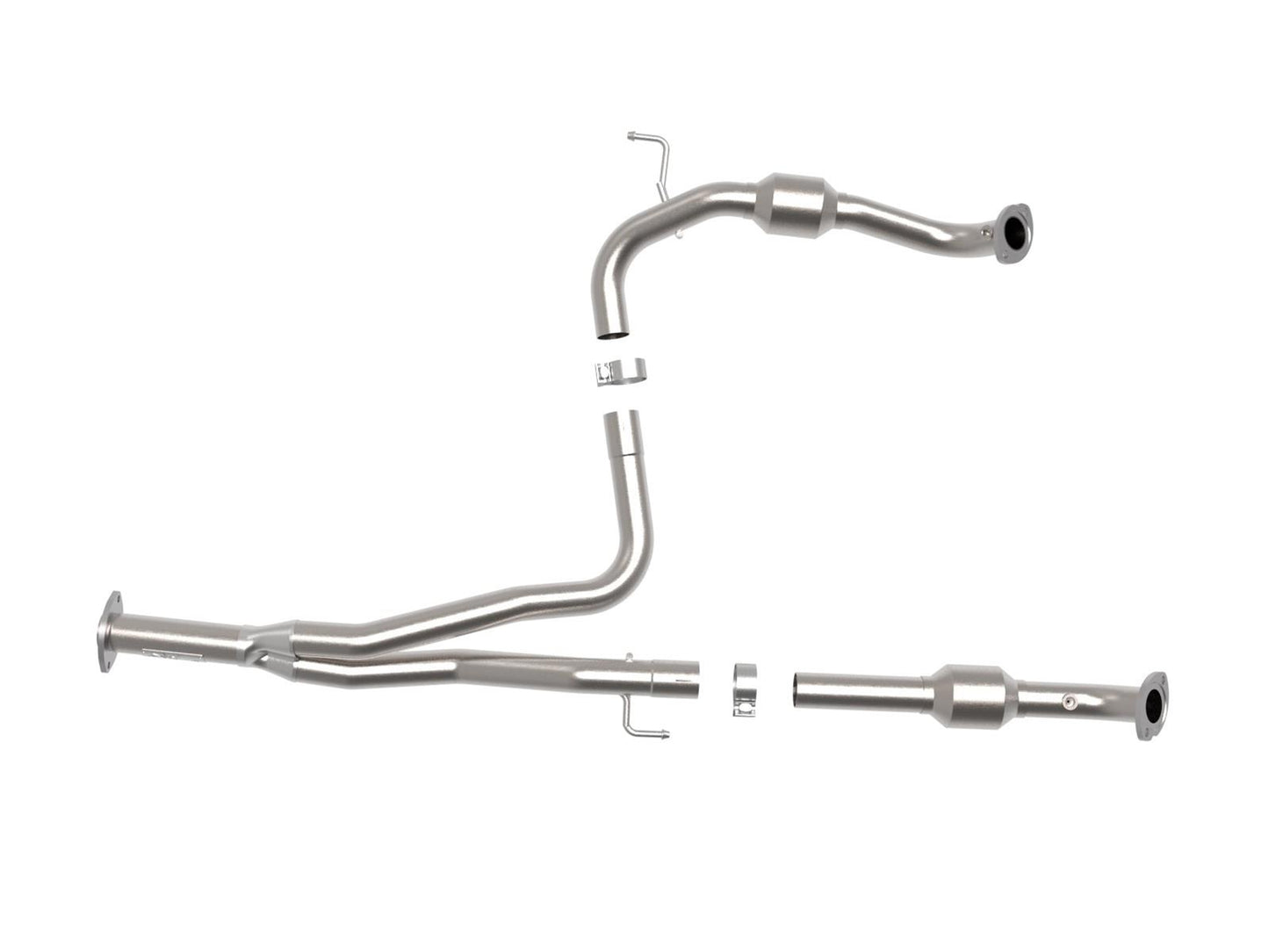 aFe Twisted Steel Y-Pipes 48-46011-RC