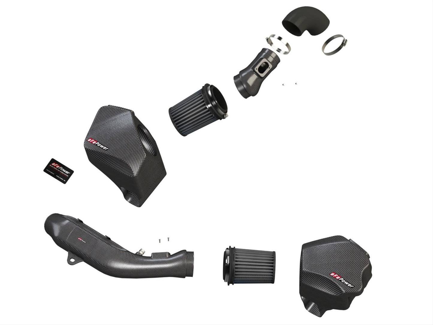 aFe Black Series Momentum Carbon Fiber Pro Dry S Air Intake Systems 51-76305-CF