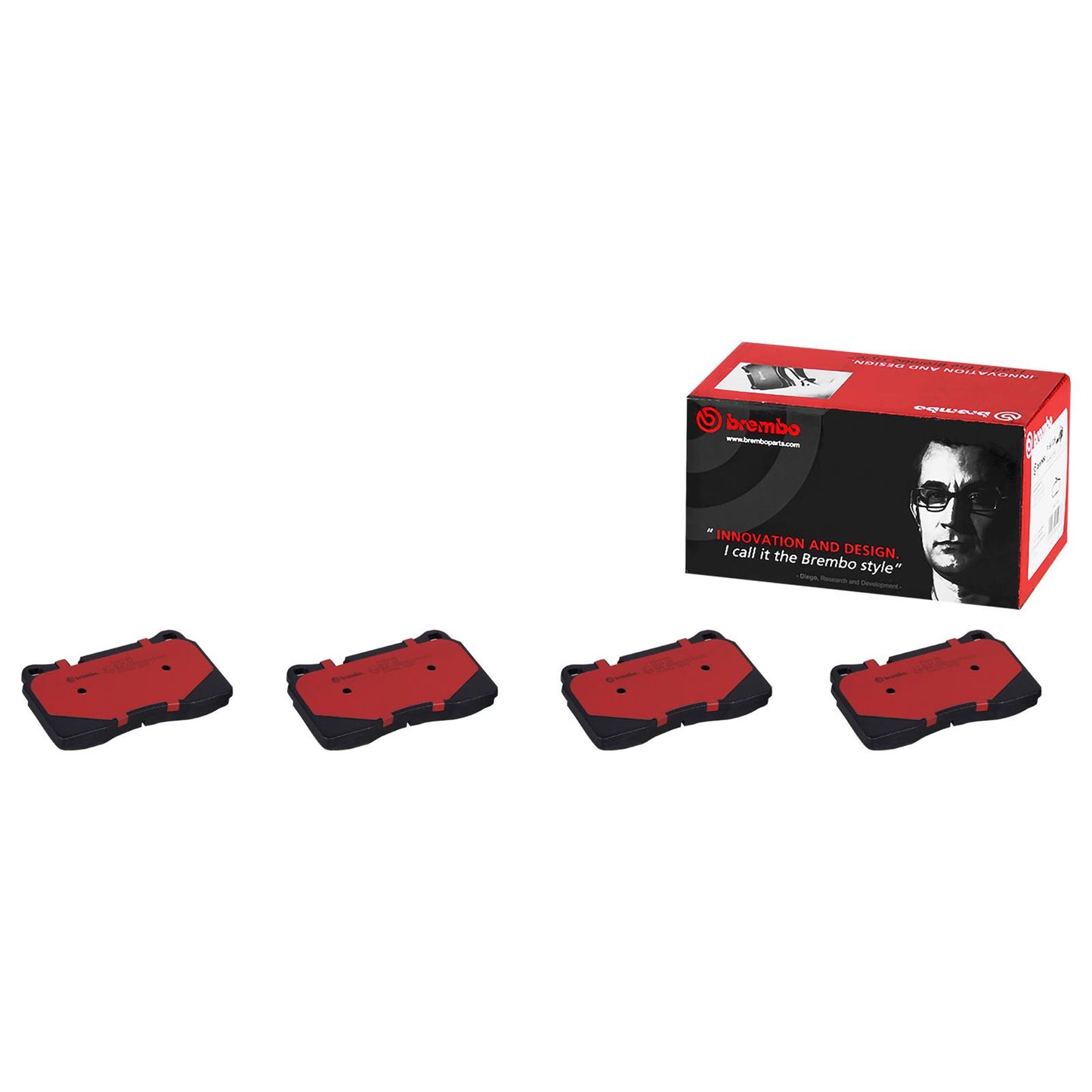 Brembo NAO Ceramic Brake Pads P44018N