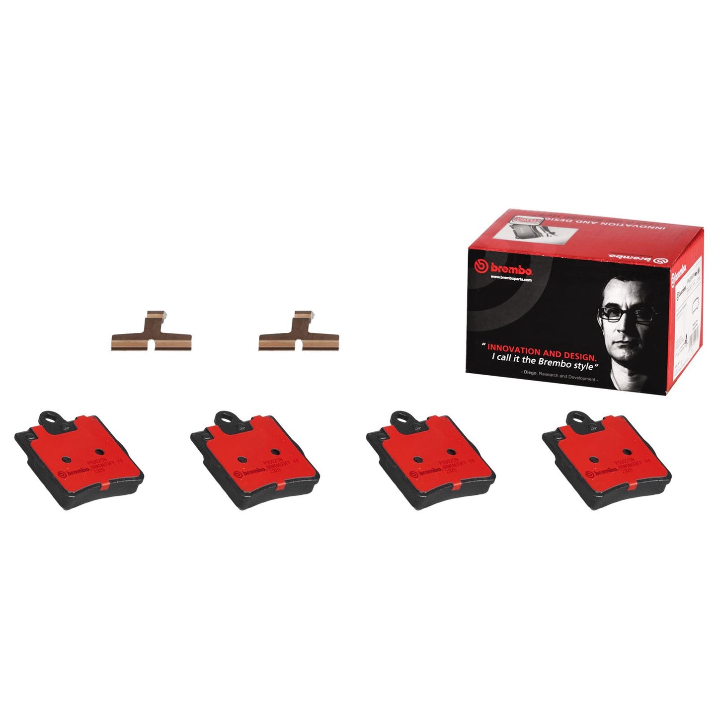 Brembo NAO Ceramic Brake Pads P50025N