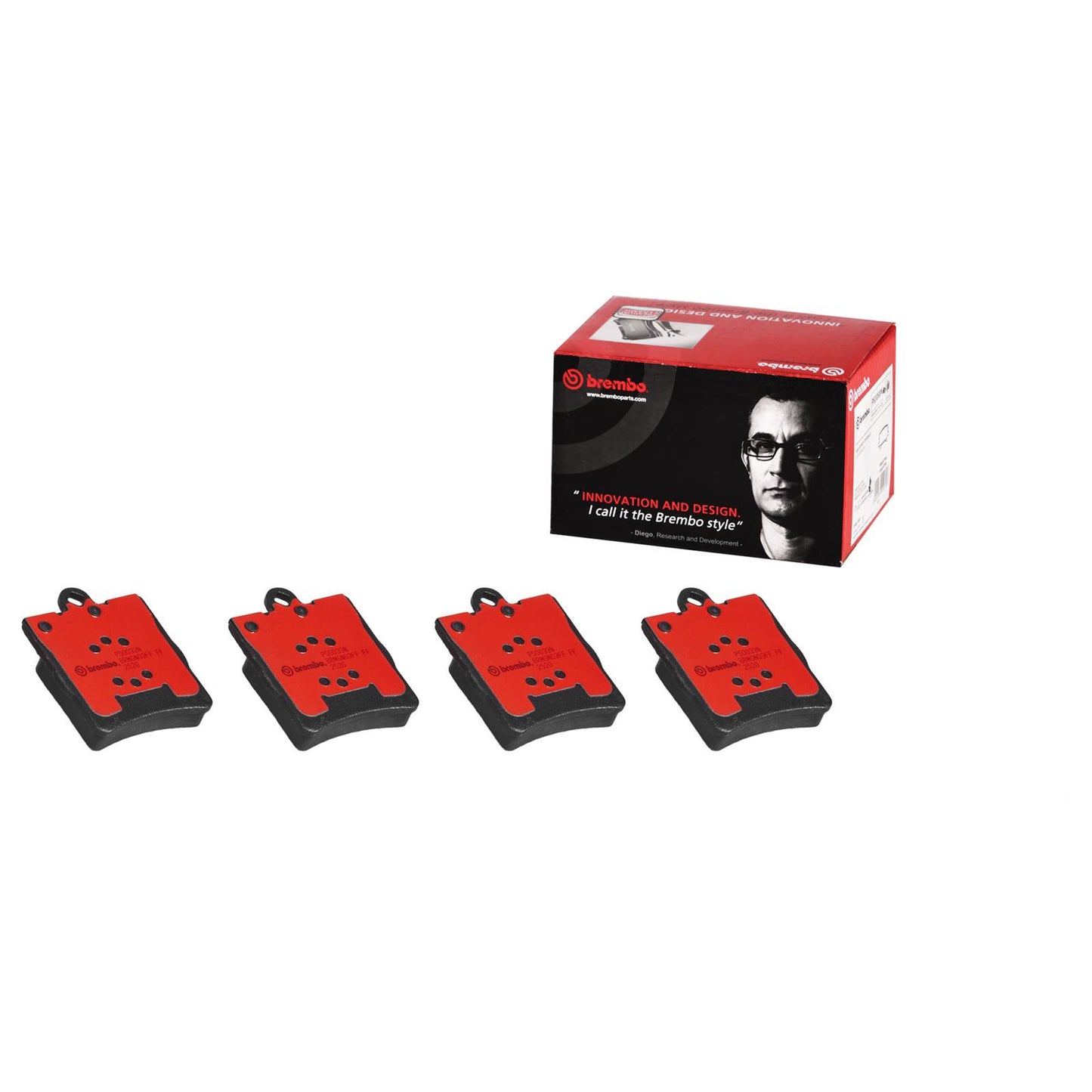 Brembo NAO Ceramic Brake Pads P50033N