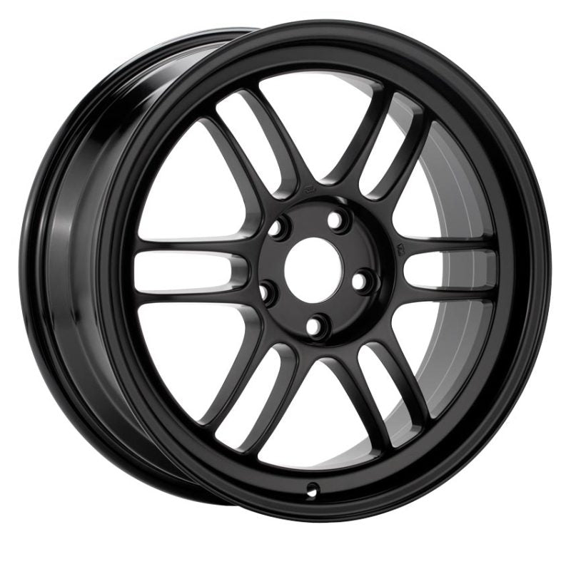 Enkei RPF1 16x8 4x100 38mm Offset 73mm Bore Black Wheel Miata 4-Lug / 02-06 Mini / Honda 4-Lug 3796804938BK