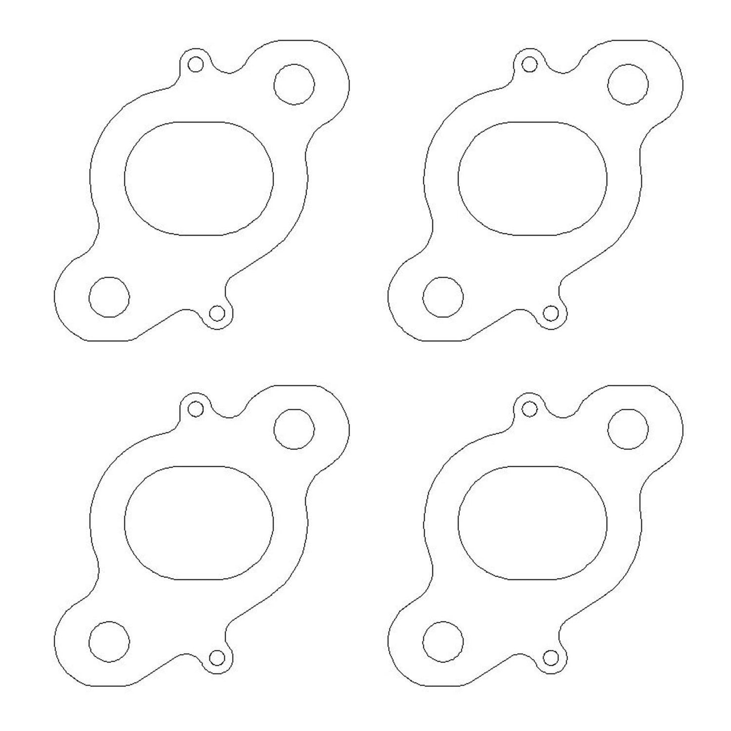 Cometic MLS Exhaust Gaskets C4523