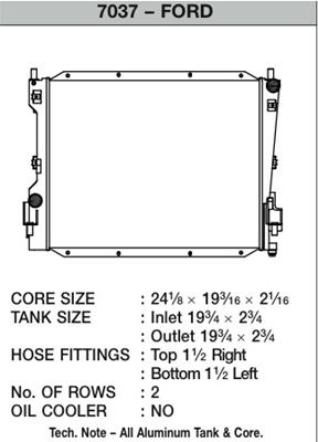 CSF Racing Radiators 7037