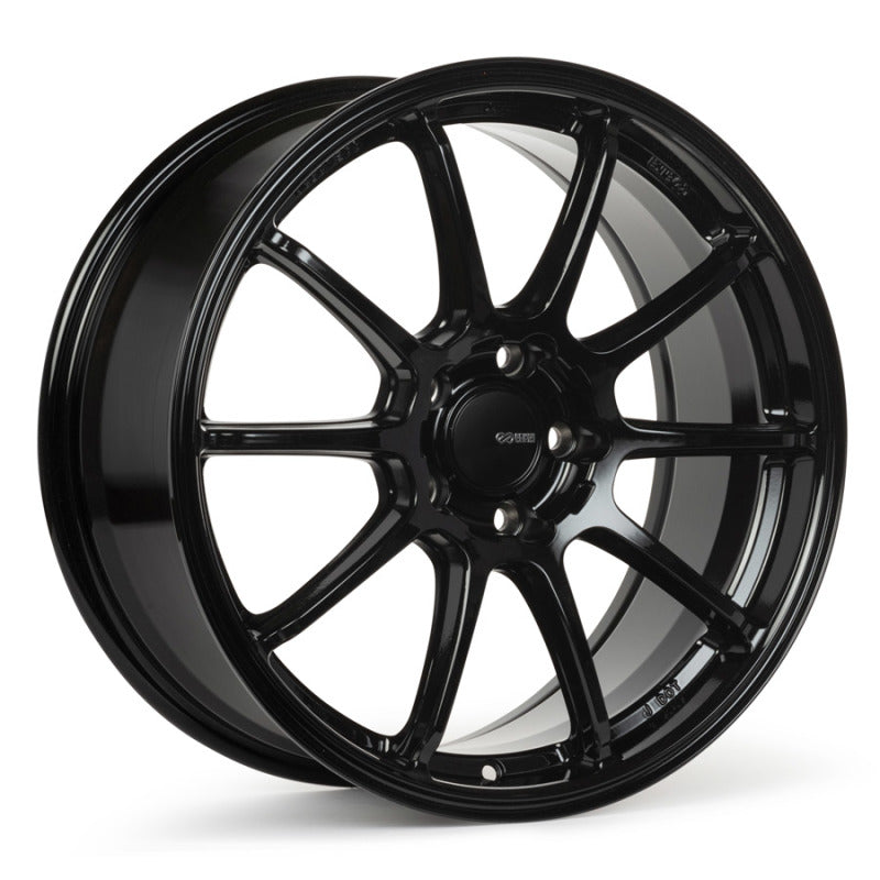 Enkei TRIUMPH 17x9 5x114.3 40mm Offset 72.6mm Bore Gloss Black Wheel 543-790-6540BK