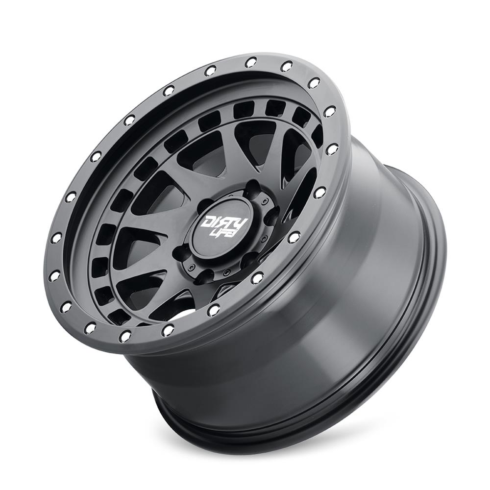 Dirty Life Wheels 9311 Enigma Pro Street Series Matte Black Wheels 9311-7983MB12