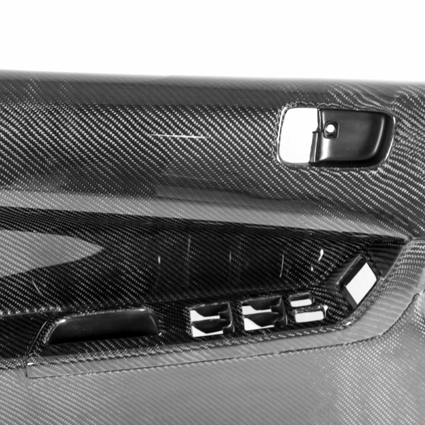 Seibon 08-12 Mitsubishi Evo Carbon Fiber Front Door Panels DP0809MITEVOX-F