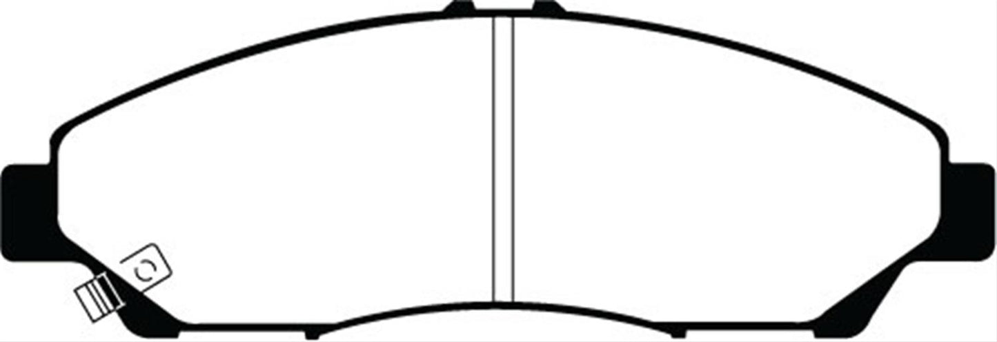 EBC Greenstuff Passenger Car Organic Brake Pads DP21801