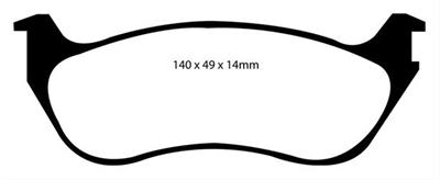 EBC Yellowstuff Brake Pads DP41631R