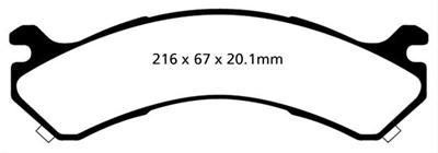 EBC Yellowstuff Brake Pads DP41663R