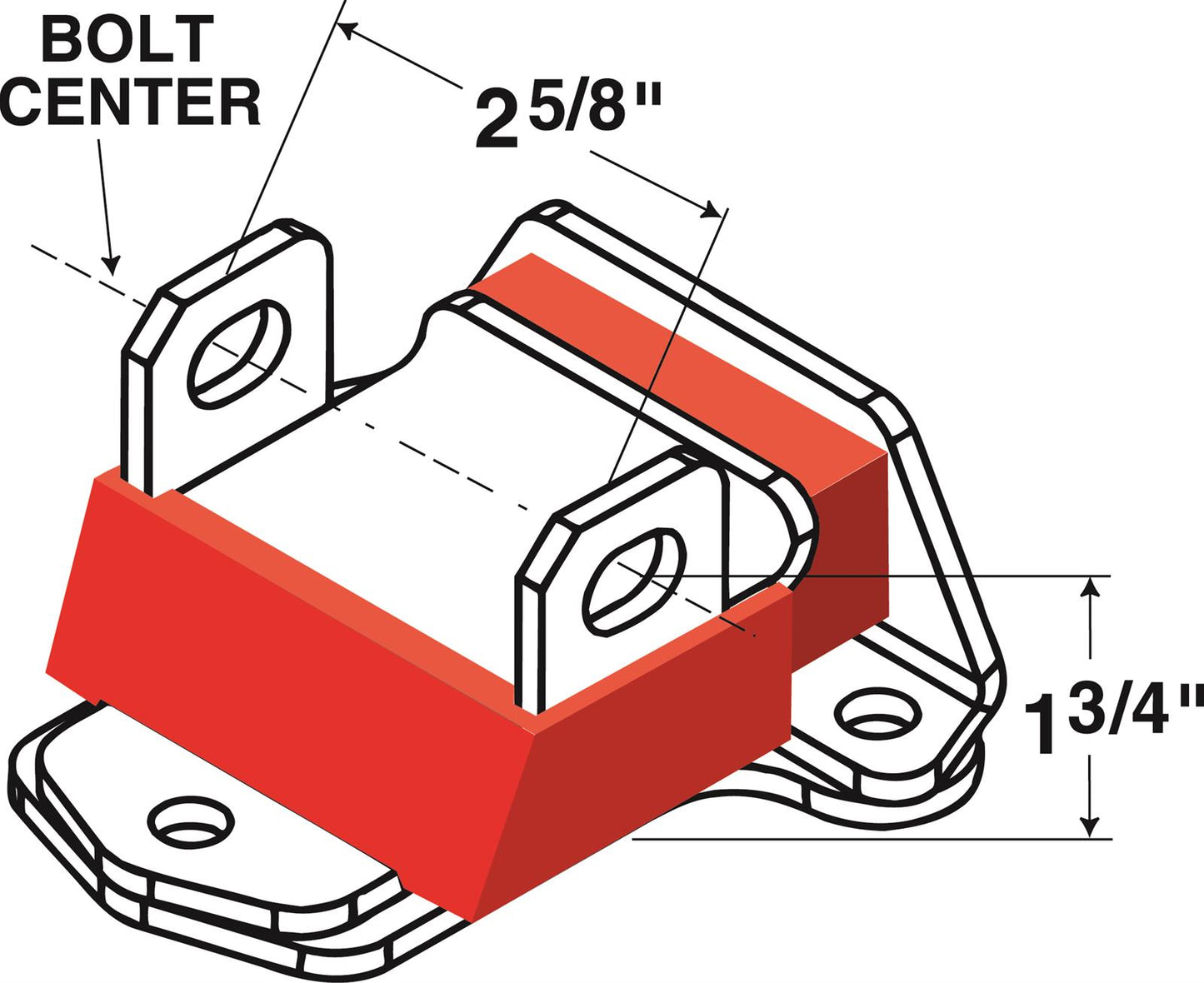 Energy Suspension Motor Mounts/Motor Mount Inserts 3.1114R