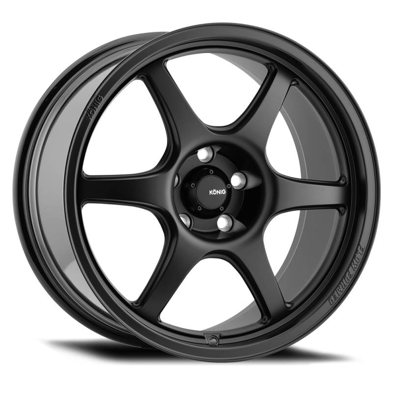 Konig Hexaform 15x8 4x100 ET25 Matte Black HF85100255