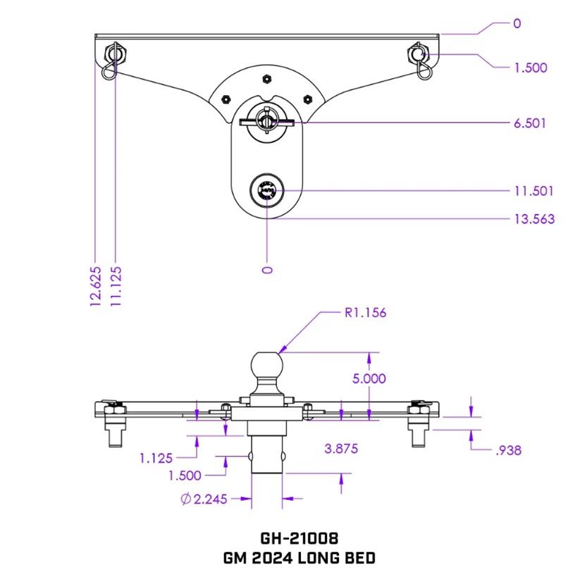 Gen-Y GoosePuck 5 in. Offset Ball Puck Systems GH-21008