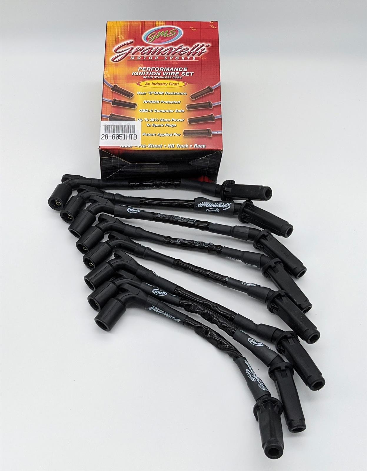 Granatelli Motor Sports GM High Performance Coil Near Plug Wire Sets 28-8051HTB