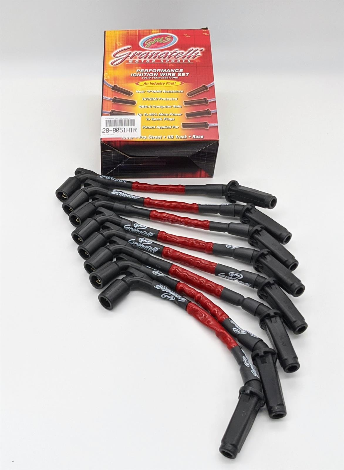 Granatelli Motor Sports GM High Performance Coil Near Plug Wire Sets 28-8051HTR