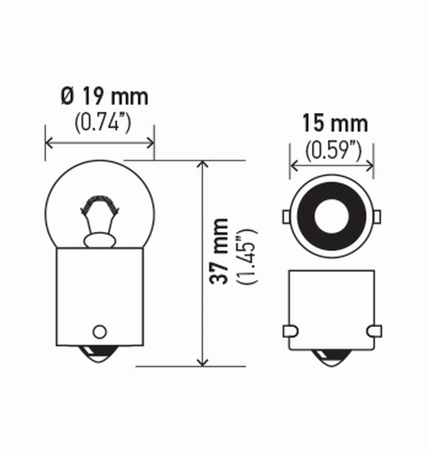 Hella Standard Series Light Bulbs 5637TB