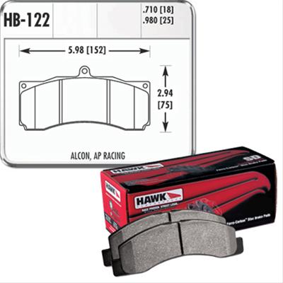 Hawk Performance HP Plus Brake Pads HB122N.710