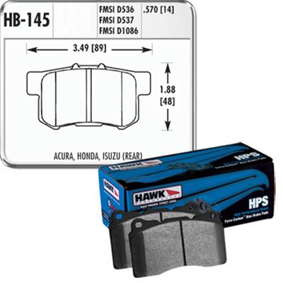Hawk Performance HPS Brake Pads HB145F.570