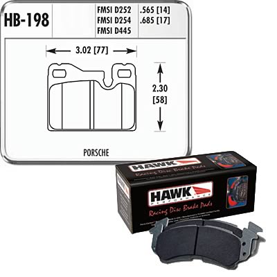 Hawk Performance HT 10 Racing Brake Pads HB198S.685