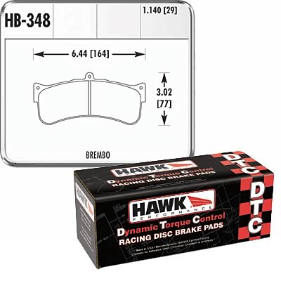 Hawk Performance DTC 70 Brake Pads HB348U1.14