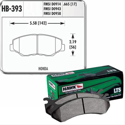 Hawk Performance LTS Brake Pads HB393Y.665