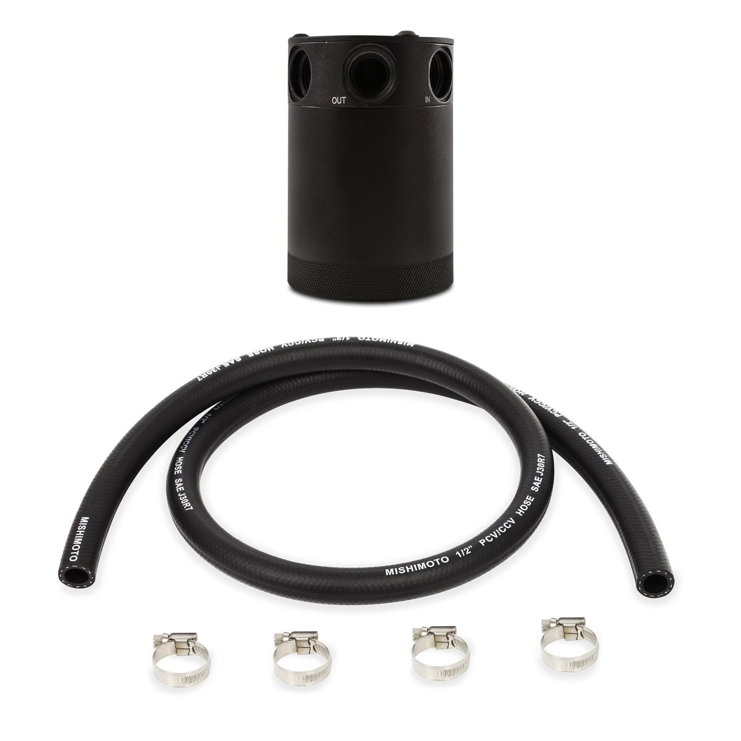 Mishimoto Baffled Oil Catch Cans MMBCC-CBTHR-BKH
