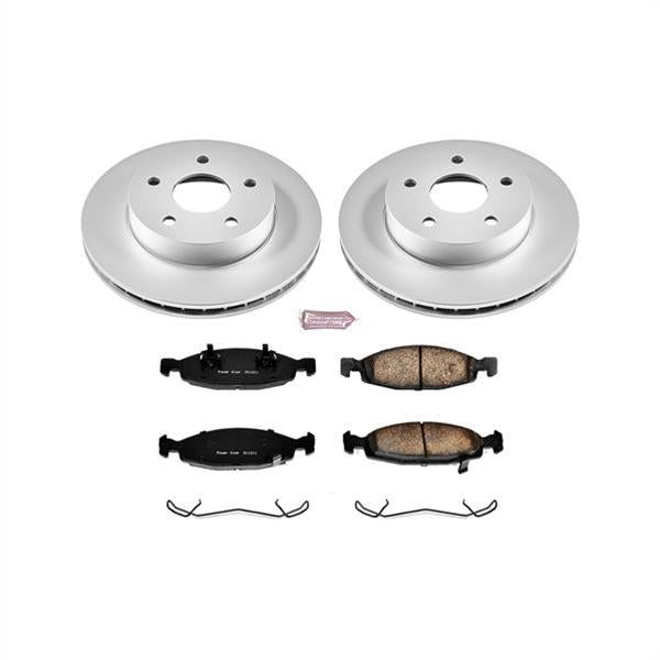 Power Stop Z17 Evolution Plus GEOMET Coated Brake Kits CRK2147