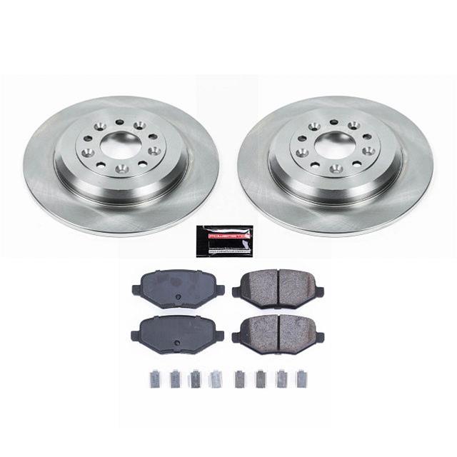 Power Stop Z17 Evolution Plus Stock Replacement Brake Kits with Calipers KCOE8846