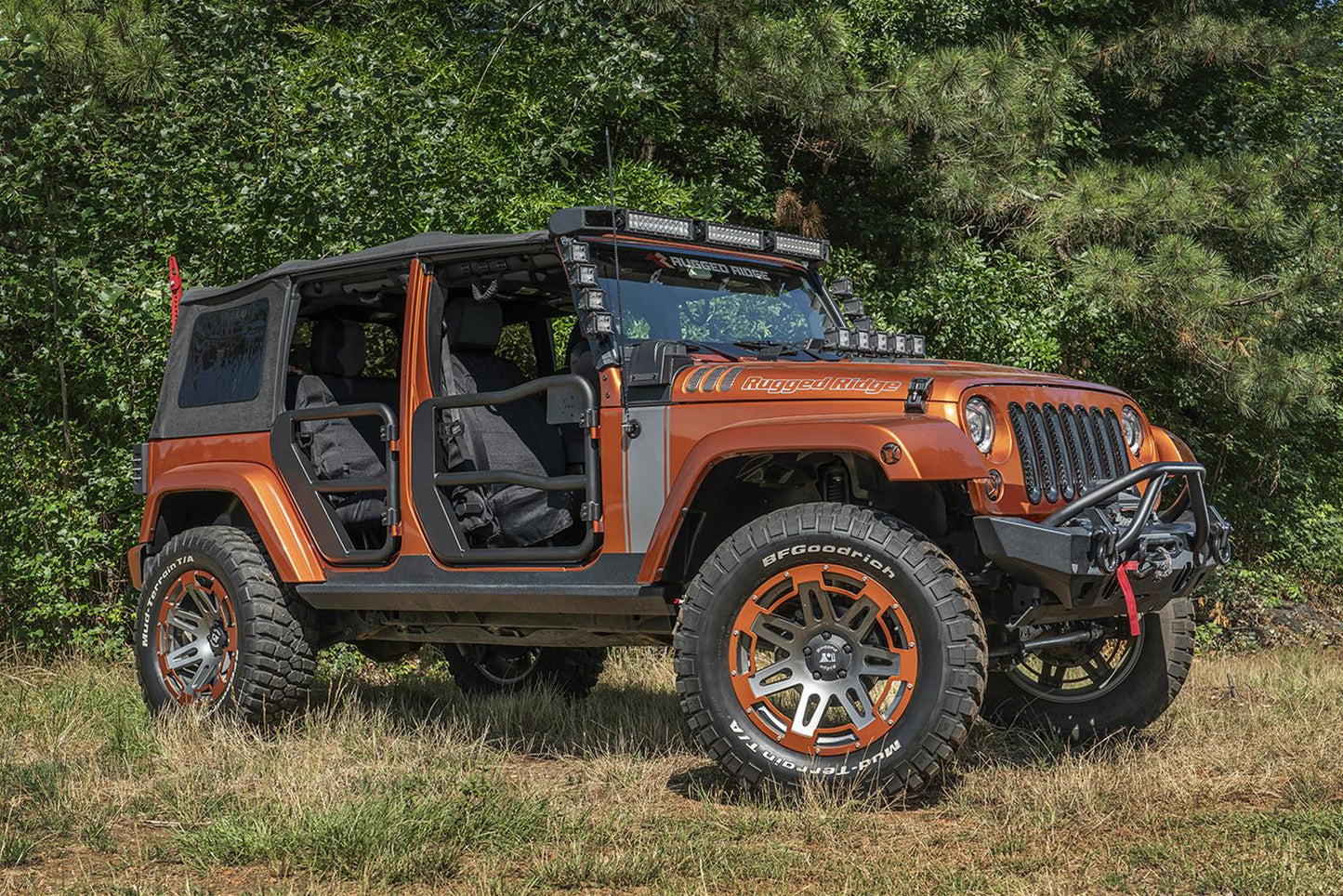 Rugged Ridge Fortis Rear Tube Doors 11509.32