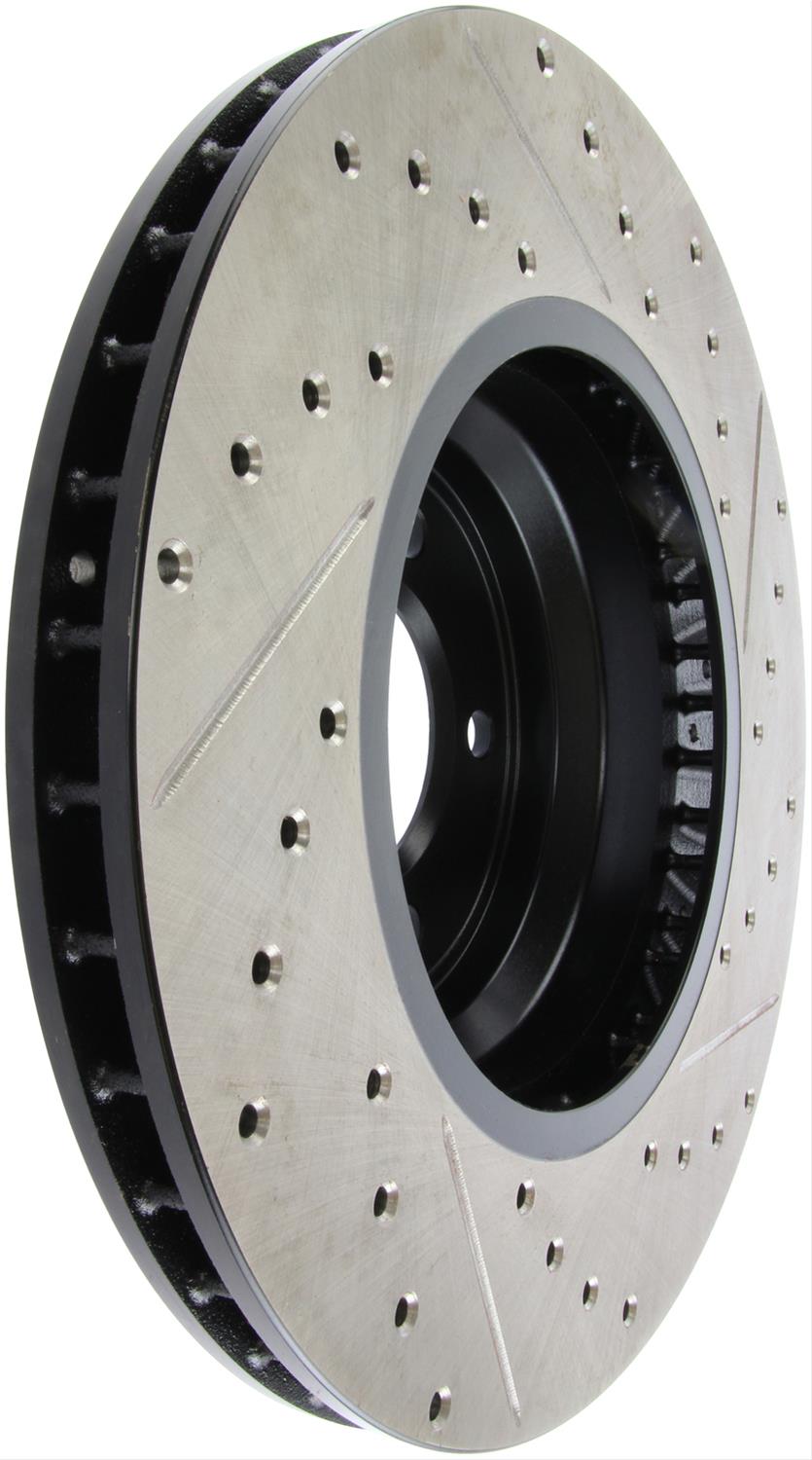 StopTech Drilled and Slotted Brake Rotors 127.34093R