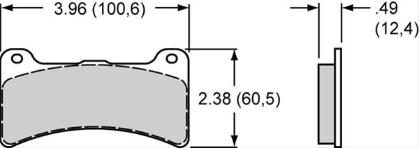 Wilwood Smart Pad BP-40 Brake Pads 150-14356K