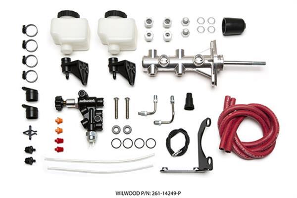 Wilwood Combination Remote Tandem Master Cylinders 261-14249-P